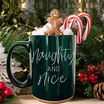 Christmas Coffee Mugs - Naughty AND Nice