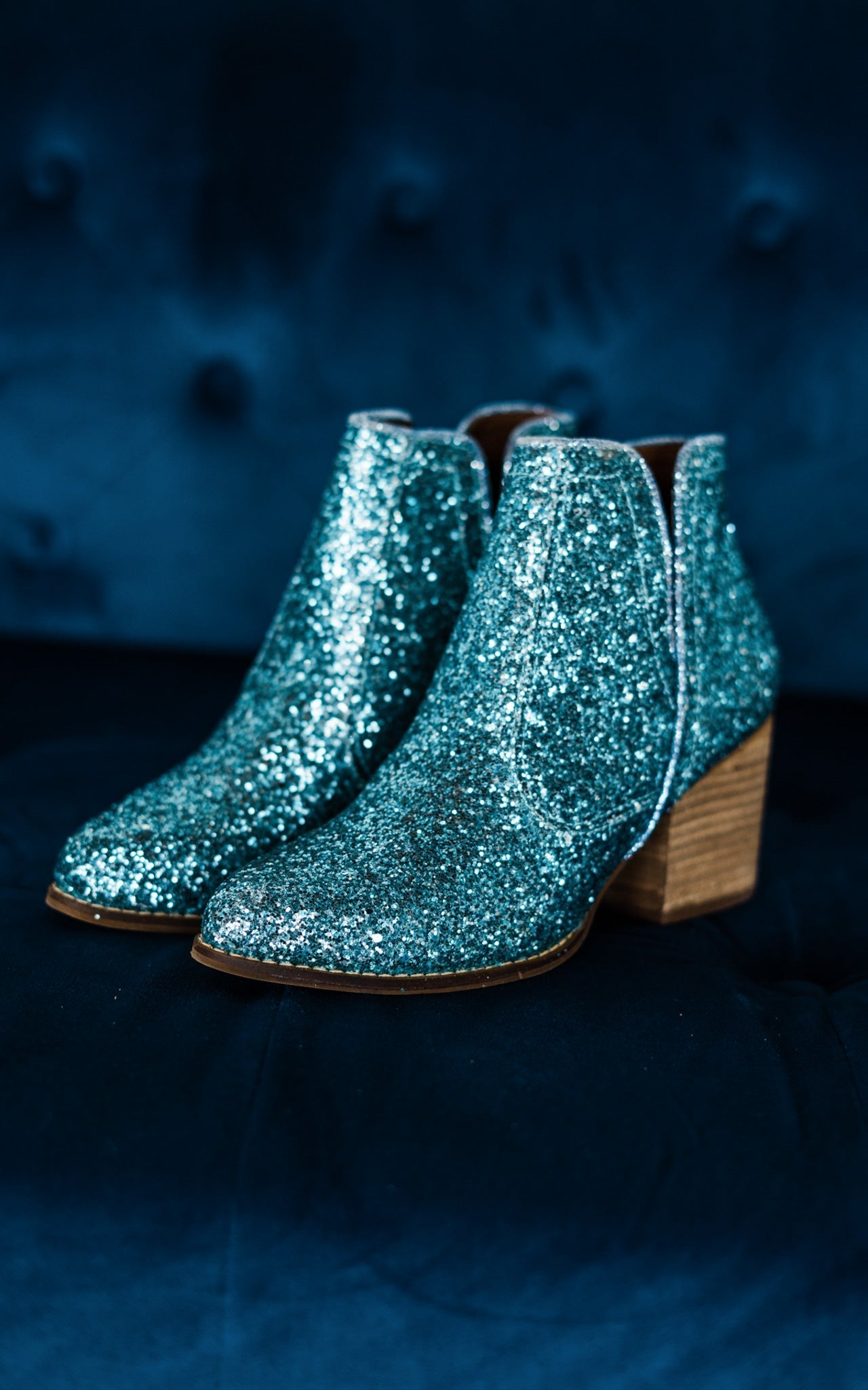 **ONLINE EXCLUSIVE** Fiera Booties in Blue