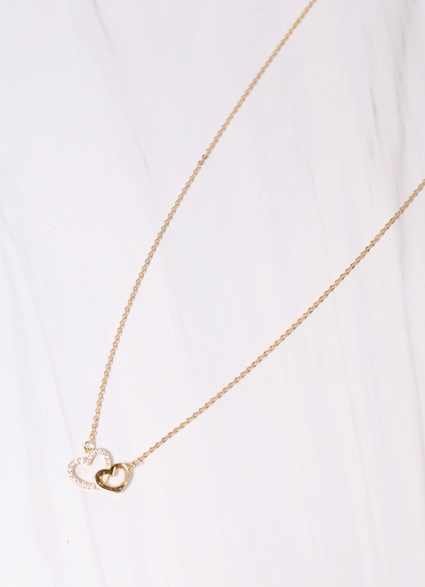 Renshaw CZ Hearts Necklace