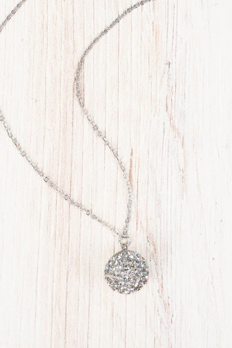 Crystal Accent Pendant Necklace