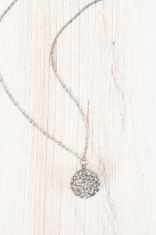 Crystal Accent Pendant Necklace