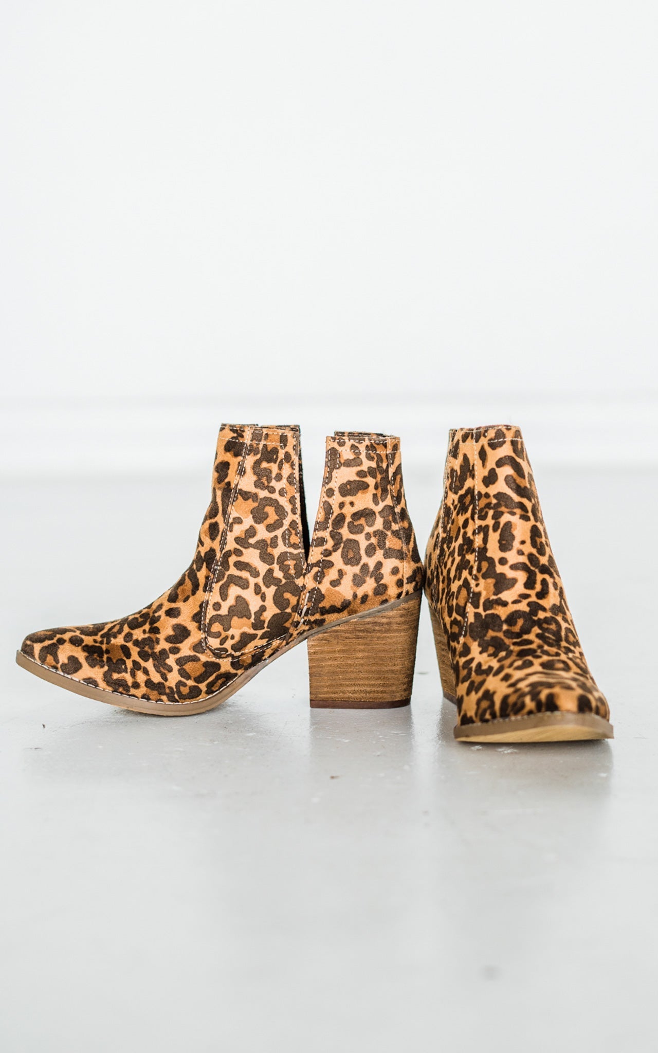 **ONLINE EXCLUSIVE** Tarim Bootie in Leopard