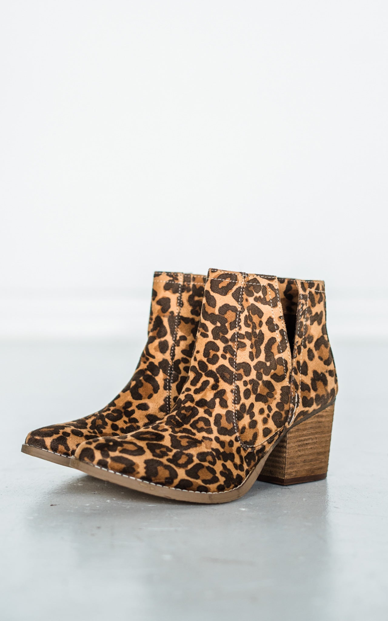 **ONLINE EXCLUSIVE** Tarim Bootie in Leopard