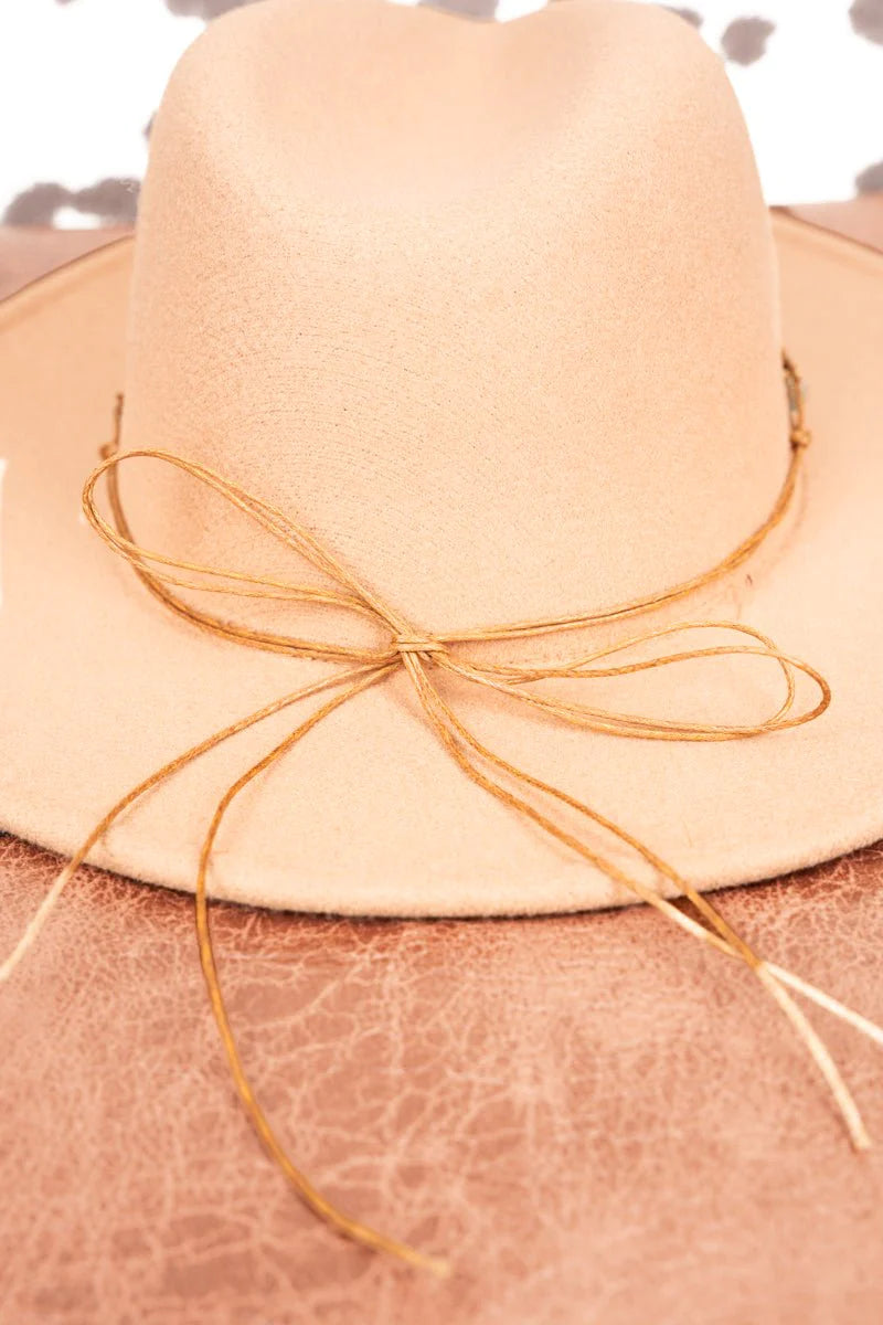 The Tempe Beaded Cord Cord Tie Hat Band