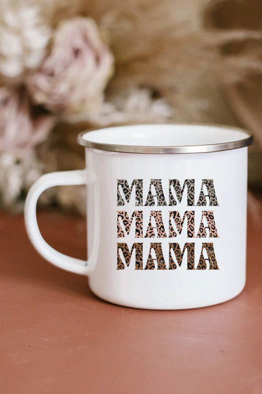 Distressed Animal Mama Campfire Mug